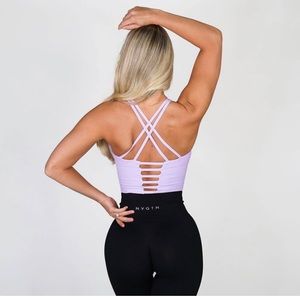 NVGTN Lilac Matrix Bra Top